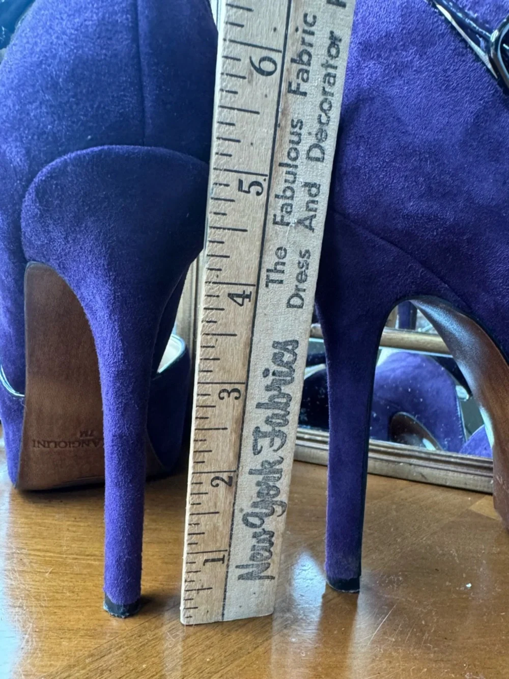 Enzo Angiolini Thaddea Suede Platform Peep-Toe Pumps